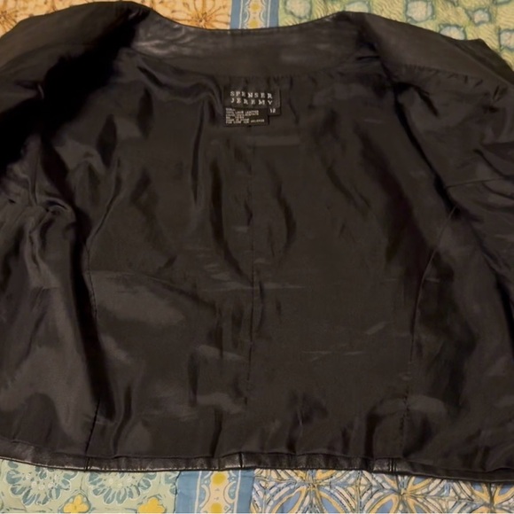 Spenser Jeremy 100% Lamb leather blk jacket, 12, NWOT. - Picture 10 of 11